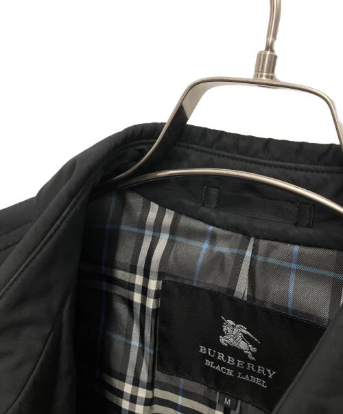 BURBERRY BLACK LABEL（バーバリーブラックレーベル）BURBERRY BLACK LABEL (バーバリーブラックレーベル) 中綿ステンカラーコート ブラック サイズ:Mの古着・服飾アイテム