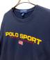 中古・古着 POLO SPORT (ポロスポーツ) ロゴプリントスウェット ネイビー サイズ:XL：7000円