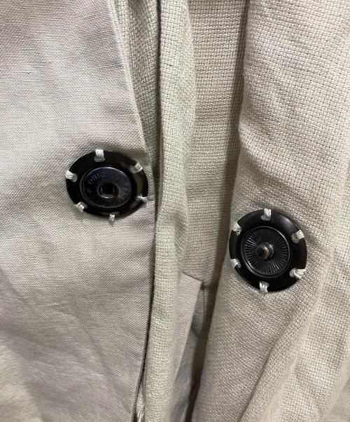 DIRAIN（ディレイン）DIRAIN (ディレイン) リネンレイヤードジャケット ベージュ サイズ:1の古着・服飾アイテム