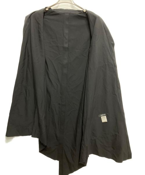 sulvam（サルバム）sulvam (サルバム) アシンメトリーオーバーサイズシャツ ブラック サイズ:Sの古着・服飾アイテム