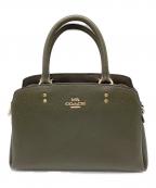 COACHコーチ）の古着「ミニリリー キャリーオール」｜グリーン