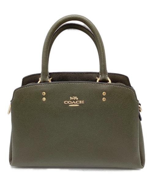 COACH（コーチ）COACH (コーチ) ミニリリー キャリーオール グリーンの古着・服飾アイテム