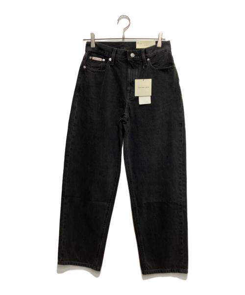 Calvin Klein（カルバンクライン）Calvin Klein (カルバンクライン) 90s LOOSE ESSENTIAL BLACK JEANS ブラック サイズ:25 未使用品の古着・服飾アイテム
