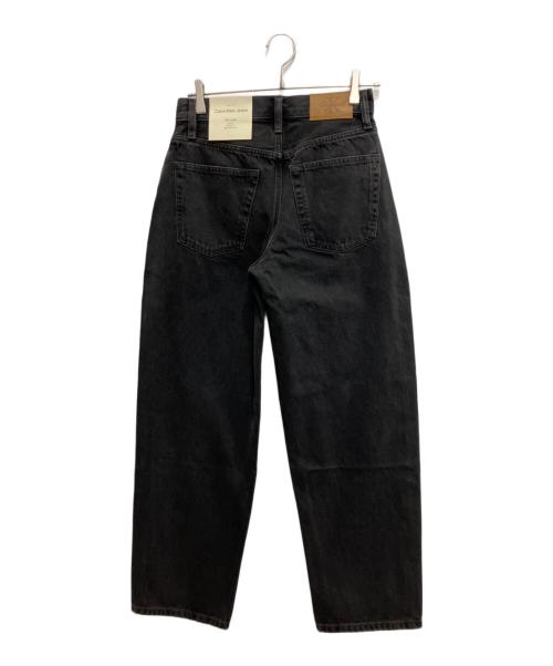 Calvin Klein（カルバンクライン）Calvin Klein (カルバンクライン) 90s LOOSE ESSENTIAL BLACK JEANS ブラック サイズ:25 未使用品の古着・服飾アイテム