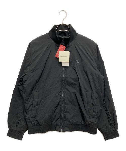 Calvin Klein（カルバンクライン）Calvin Klein (カルバンクライン) PADDED HARRINGTON JACKET ブラック サイズ:M 未使用品の古着・服飾アイテム