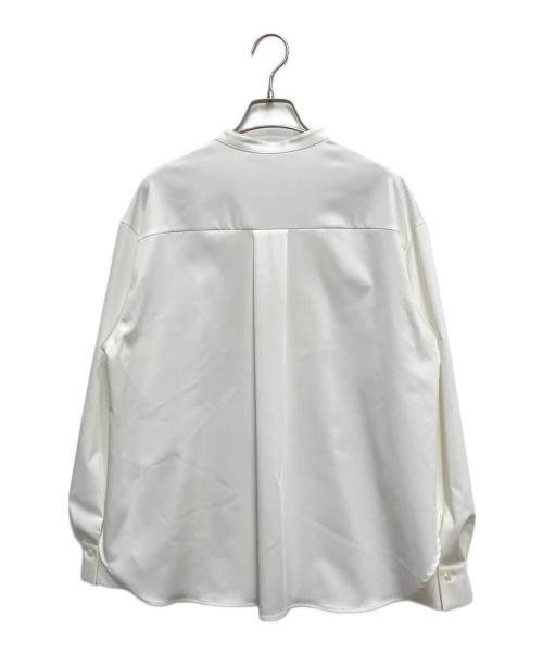 NOLLEY'S（ノーリーズ）NOLLEY'S (ノーリーズ) ピンタックサテンシャツ ホワイト サイズ:38 未使用品の古着・服飾アイテム