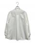 NOLLEY'S (ノーリーズ) ピンタックサテンシャツ ホワイト サイズ:38 未使用品：7000円