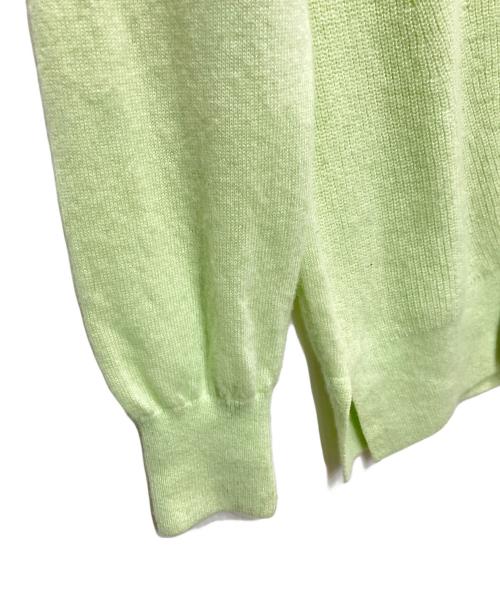 23区（ニジュウサンク）23区 (ニジュウサンク) カシミヤ混ニット グリーン サイズ:38の古着・服飾アイテム