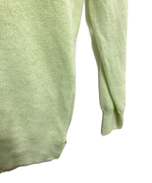 23区（ニジュウサンク）23区 (ニジュウサンク) カシミヤ混ニット グリーン サイズ:38の古着・服飾アイテム
