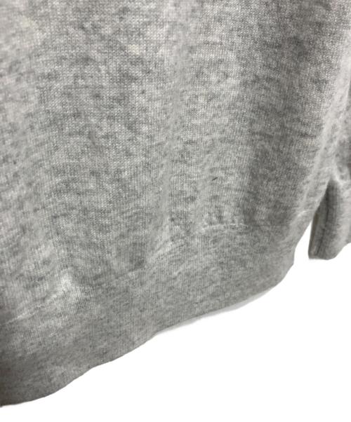 23区（ニジュウサンク）23区 (ニジュウサンク) カシミヤ混ニット グレー サイズ:38の古着・服飾アイテム