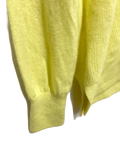 23区（ニジュウサンク）23区 (ニジュウサンク) カシミヤ混ニット イエロー サイズ:38の古着・服飾アイテム