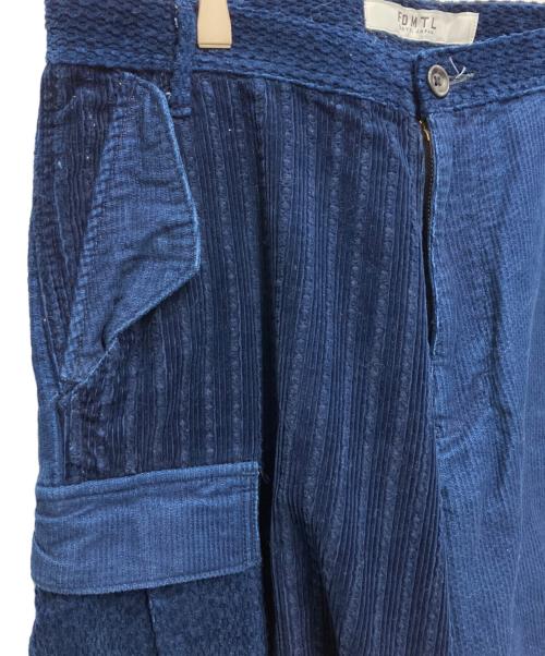 FDMTL（ファンダメンタル）FDMTL (ファンダメンタル) コーデュロイカーゴパンツ インディゴ サイズ:76cm(W30)の古着・服飾アイテム