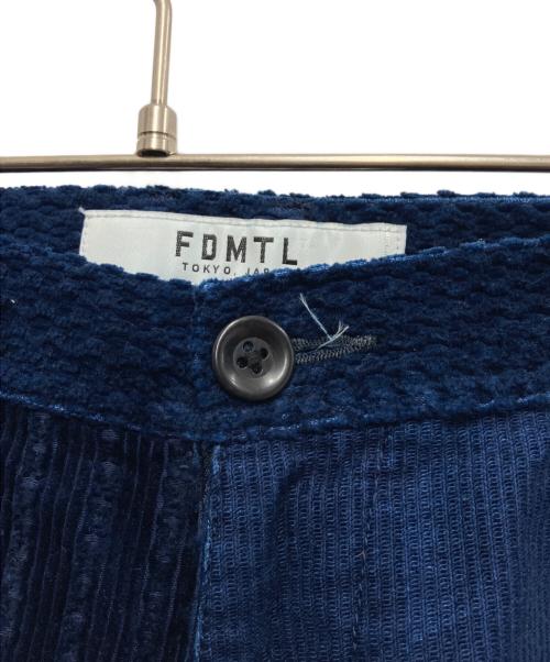 FDMTL（ファンダメンタル）FDMTL (ファンダメンタル) コーデュロイカーゴパンツ インディゴ サイズ:76cm(W30)の古着・服飾アイテム