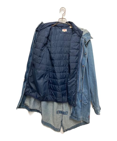 LEVI'S（リーバイス）LEVI'S (リーバイス) ライナー付モッズコート ブルー サイズ:Mの古着・服飾アイテム