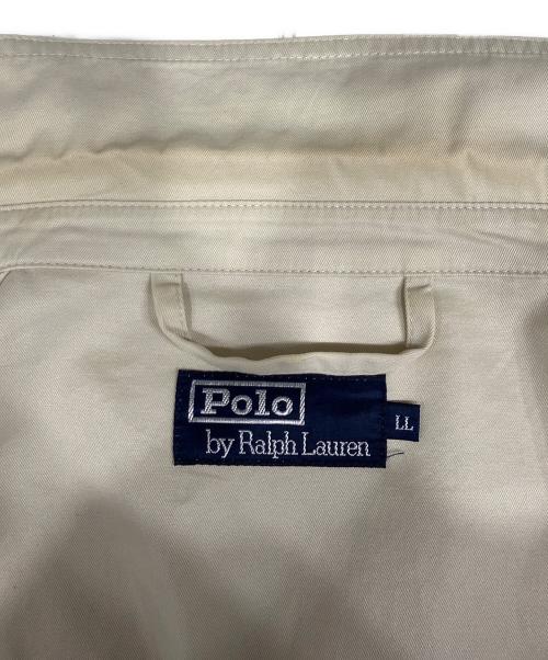 POLO RALPH LAUREN（ポロ・ラルフローレン）POLO RALPH LAUREN (ポロ・ラルフローレン) チンスト付スイングトップ ベージュ サイズ:LLの古着・服飾アイテム