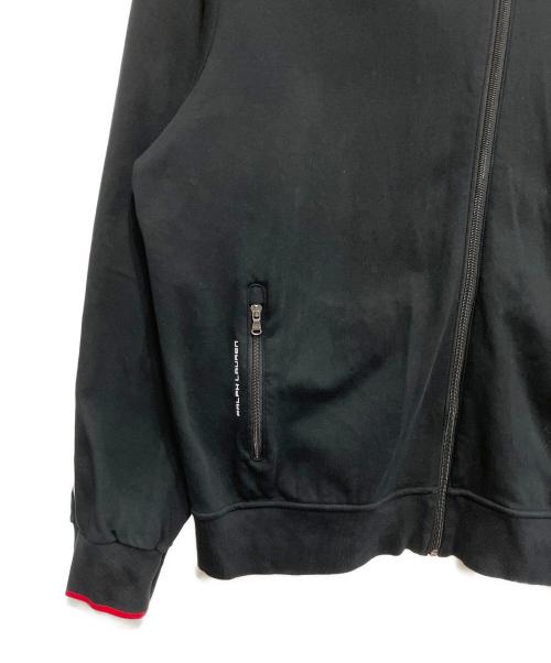 POLO RALPH LAUREN（ポロ・ラルフローレン）POLO RALPH LAUREN (ポロ・ラルフローレン) ジップアップスウェット ブラック サイズ:XXLの古着・服飾アイテム