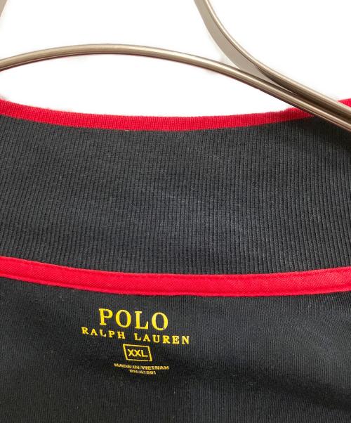 POLO RALPH LAUREN（ポロ・ラルフローレン）POLO RALPH LAUREN (ポロ・ラルフローレン) ジップアップスウェット ブラック サイズ:XXLの古着・服飾アイテム