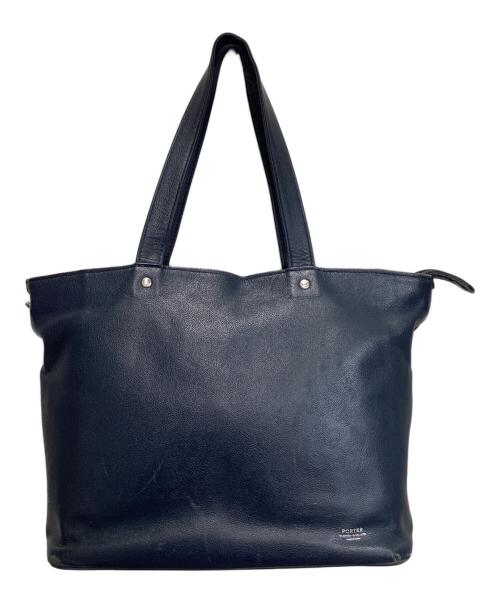 PORTER（ポーター）PORTER (ポーター) LINK  TOTE BAG(S) ネイビーの古着・服飾アイテム