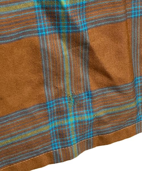 PENNEYS（ペニーズ）PENNEYS (ペニーズ) ヴィンテージオープンカラーシャツ ブラウン サイズ:Sの古着・服飾アイテム