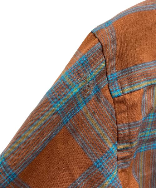 PENNEYS（ペニーズ）PENNEYS (ペニーズ) ヴィンテージオープンカラーシャツ ブラウン サイズ:Sの古着・服飾アイテム