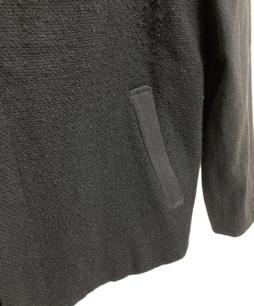 ISSEY MIYAKE（イッセイミヤケ）ISSEY MIYAKE (イッセイミヤケ) パワショルノーカラージャケット ブラック サイズ:不明の古着・服飾アイテム