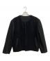 ISSEY MIYAKE（イッセイミヤケ）の古着「パワショルノーカラージャケット」｜ブラック