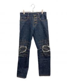 NEMETH（ネメス）の古着「ニーデザインデニム」｜インディゴ