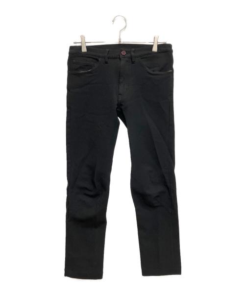 COMME des GARCONS HOMME（コムデギャルソン オム）COMME des GARCONS HOMME (コムデギャルソン オム) ポリ縮絨スリムパンツ ブラック サイズ:Sの古着・服飾アイテム