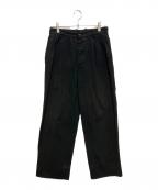 ISSEY MIYAKE MENイッセイミヤケメン）の古着「2タックパンツ」｜ブラック
