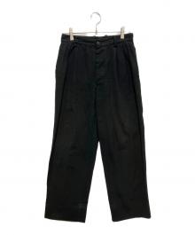 ISSEY MIYAKE MEN（イッセイミヤケメン）の古着「2タックパンツ」｜ブラック