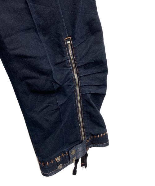 MARITHE+FRANCOIS GIRBAUD（マリテフランソワジルボー）MARITHE+FRANCOIS GIRBAUD (マリテフランソワジルボー) レイヤード立体裁断デニム インディゴ サイズ:Mの古着・服飾アイテム