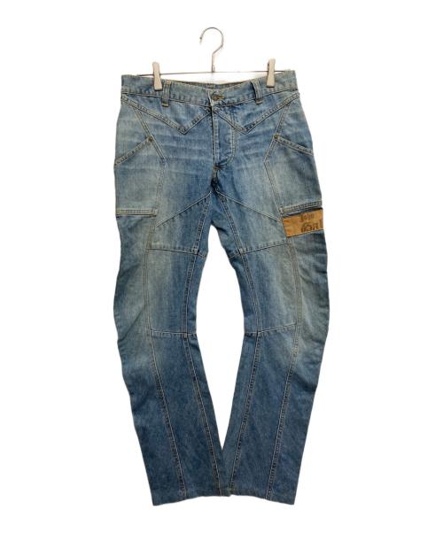 JOHN GALLIANO（ジョンガリアーノ）JOHN GALLIANO (ジョンガリアーノ) デニムパンツ ブルー サイズ:46の古着・服飾アイテム