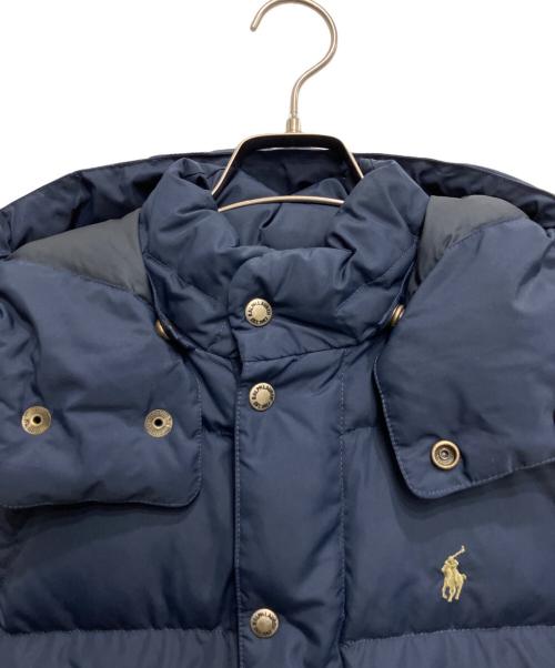 POLO RALPH LAUREN（ポロ・ラルフローレン）POLO RALPH LAUREN (ポロ・ラルフローレン) ダウンベスト ネイビー サイズ:Mの古着・服飾アイテム
