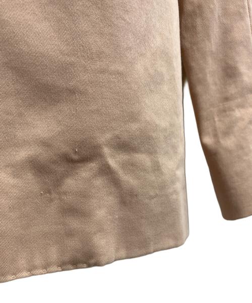 POLO RALPH LAUREN（ポロ・ラルフローレン）POLO RALPH LAUREN (ポロ・ラルフローレン) コットンテーラードジャケット ベージュ サイズ:2の古着・服飾アイテム