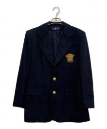 POLO RALPH LAUREN（ポロ・ラルフローレン）の古着「ワッペン付ブレザー」｜ネイビー