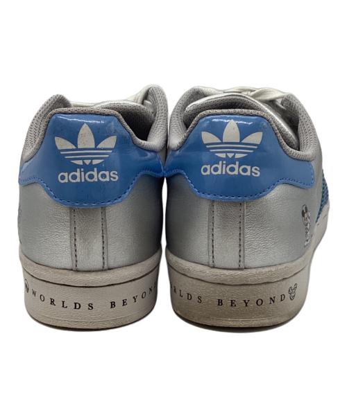 adidas（アディダス）adidas (アディダス) Disney (ディズニー) SUPERSTAR シルバー サイズ:23の古着・服飾アイテム