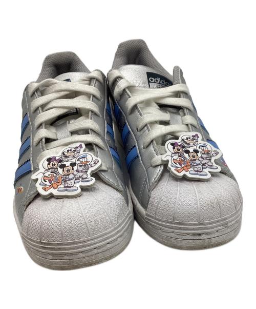 adidas（アディダス）adidas (アディダス) Disney (ディズニー) SUPERSTAR シルバー サイズ:23の古着・服飾アイテム