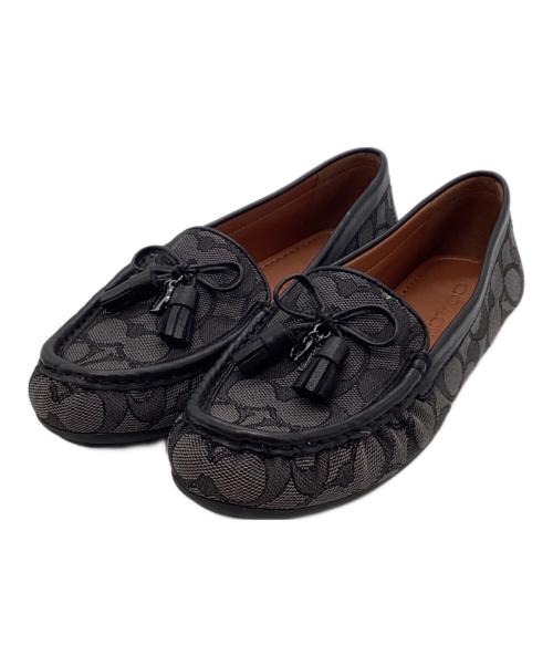 COACH（コーチ）COACH (コーチ) モイラローファー ブラック サイズ:23の古着・服飾アイテム