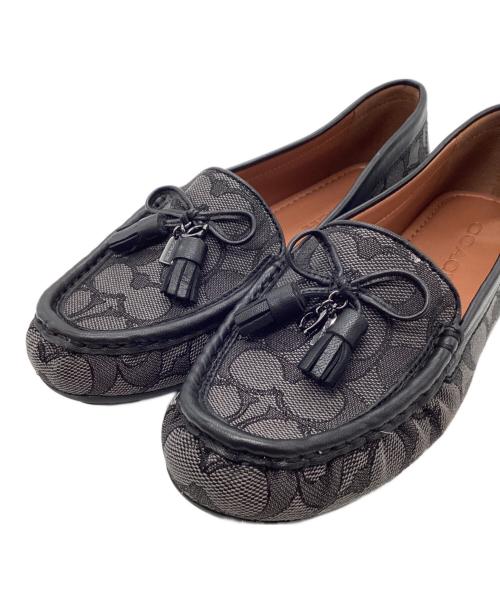 COACH（コーチ）COACH (コーチ) モイラローファー ブラック サイズ:23の古着・服飾アイテム