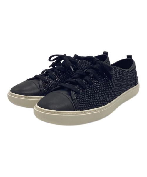 COLE HAAN（コールハーン）COLE HAAN (コールハーン) レザースニーカー ブラック サイズ:62/1の古着・服飾アイテム