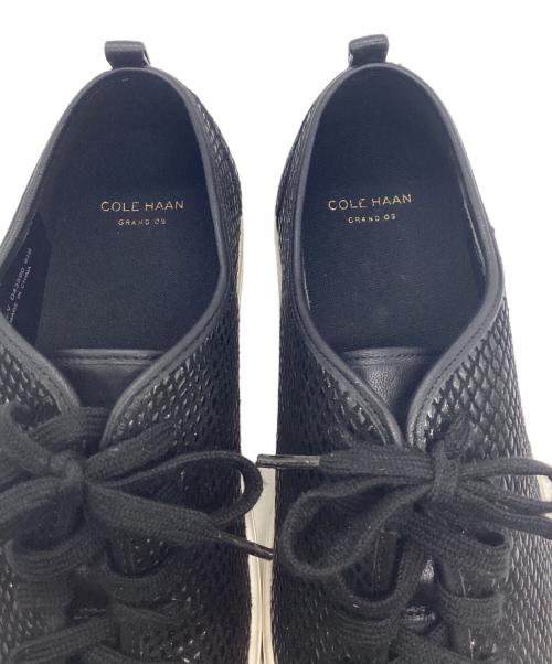 COLE HAAN（コールハーン）COLE HAAN (コールハーン) レザースニーカー ブラック サイズ:62/1の古着・服飾アイテム