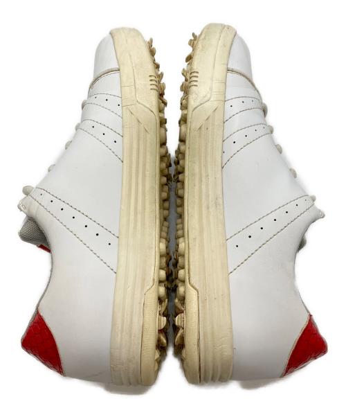 MASTER BUNNY EDITION（マスターバニーエディション）MASTER BUNNY EDITION (マスターバニーエディション) ゴルフシューズ ホワイト×レッド サイズ:25.5の古着・服飾アイテム