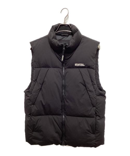 New Era（ニューエラ）New Era (ニューエラ) ダウンベスト ブラック サイズ:Mの古着・服飾アイテム