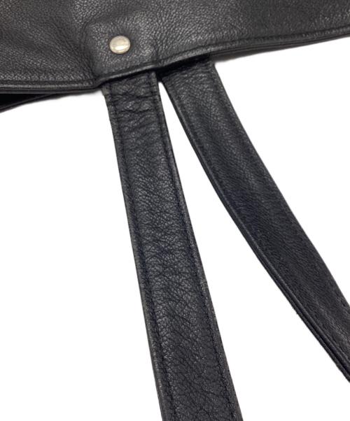 PORTER（ポーター）PORTER (ポーター) レザートートバッグ ブラックの古着・服飾アイテム