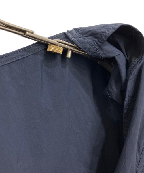 BEAMS BOY（ビームスボーイ）BEAMS BOY (ビームスボーイ) ミリタリー サイドリボン ノースリーブ ワンピース ネイビー サイズ:不明の古着・服飾アイテム