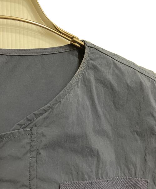 BEAMS BOY（ビームスボーイ）BEAMS BOY (ビームスボーイ) ミリタリー サイドリボン ノースリーブ ワンピース ネイビー サイズ:不明の古着・服飾アイテム