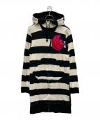 NOZOMI ISHIGUROノゾミイシグロ）の古着「パーカーワンピース」｜ブラック×ホワイト