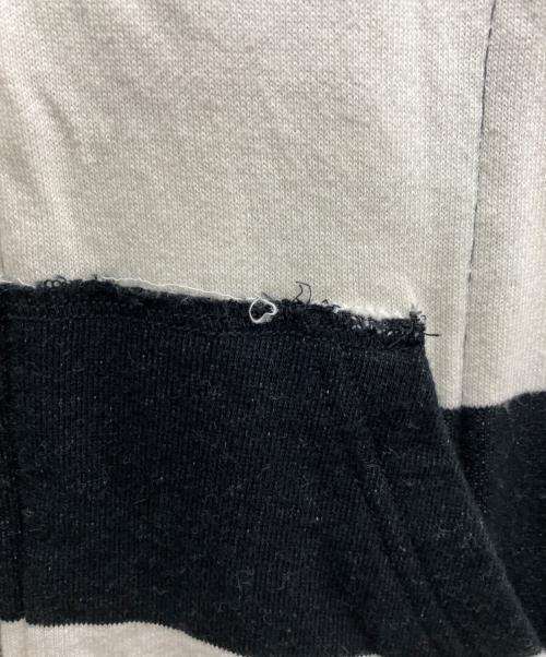 NOZOMI ISHIGURO（ノゾミイシグロ）NOZOMI ISHIGURO (ノゾミイシグロ) パーカーワンピース ブラック×ホワイト サイズ:Mの古着・服飾アイテム