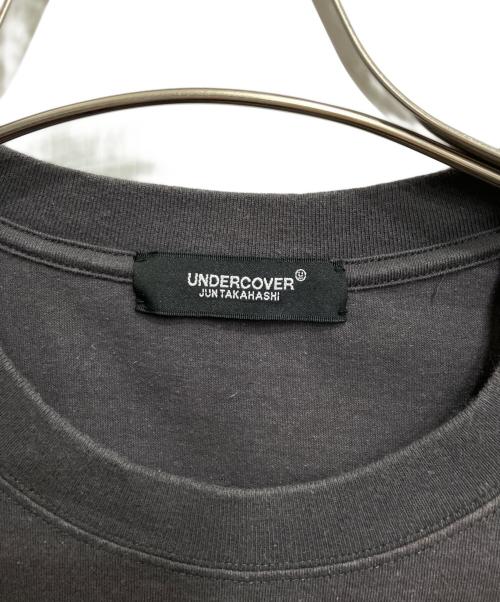 UNDERCOVER（アンダーカバー）UNDERCOVER (アンダーカバー) 猫スカルプリントTシャツ グレー サイズ:2の古着・服飾アイテム