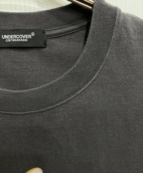 UNDERCOVER（アンダーカバー）UNDERCOVER (アンダーカバー) 猫スカルプリントTシャツ グレー サイズ:2の古着・服飾アイテム